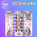 Christmas 20 OZ Sublimation Transfer