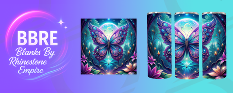 Butterfly 20 OZ Sublimation Print