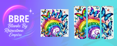 Butterfly 20 OZ Sublimation Print