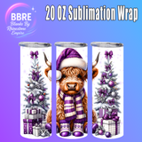 Christmas 20 OZ Sublimation Transfer