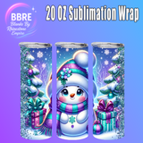 Christmas 20 OZ Sublimation Transfer