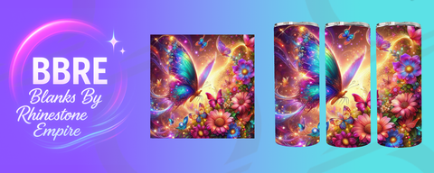 Butterfly 20 OZ Sublimation Print