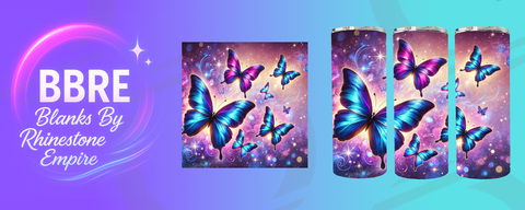 Butterfly 20 OZ Sublimation Print