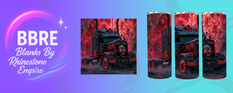 Demonic Truck 20 OZ Sublimation Print