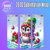 Christmas 20 OZ Sublimation Transfer