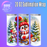 Christmas 20 OZ Sublimation Transfer