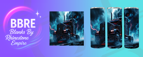 Demonic Truck 20 OZ Sublimation Print