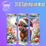 Christmas 20 OZ Sublimation Transfer