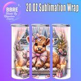 Christmas 20 OZ Sublimation Transfer