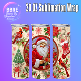 Christmas 20 OZ Sublimation Transfer