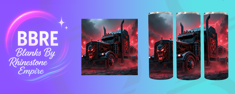 Demonic Truck 15 OZ Sublimation Print