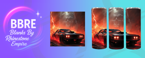 Demonic Car 15 OZ Sublimation Print