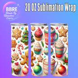 Christmas 20 OZ Sublimation Transfer