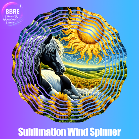 Horse Sublimation Wind Spinners