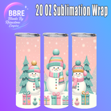 Christmas 20 OZ Sublimation Transfer
