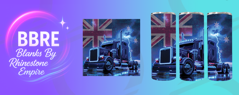 Aussie Truck 20 OZ Sublimation Print