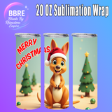 Christmas 20 OZ Sublimation Transfer