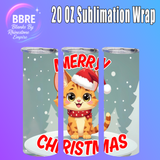 Christmas 20 OZ Sublimation Transfer