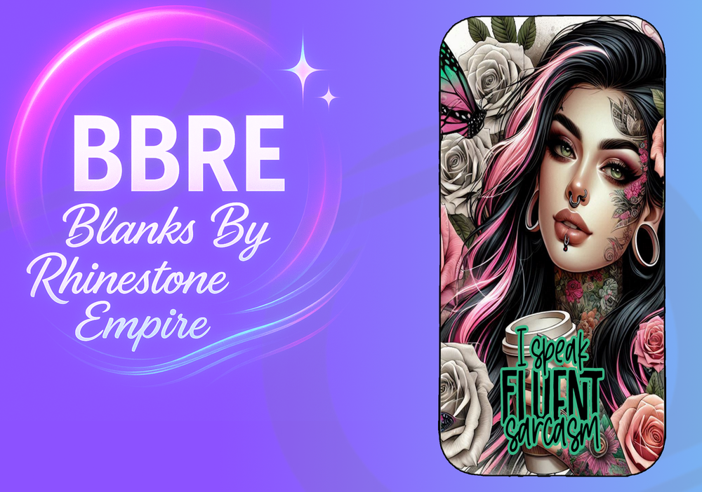 Tattoo Girl Sublimation Phone Wrap