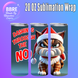 Christmas 20 OZ Sublimation Transfer