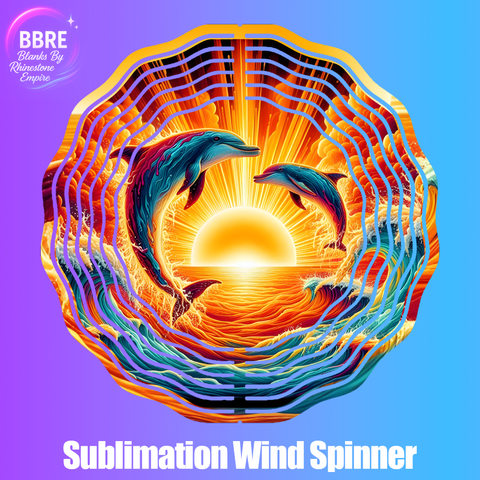 Dolphin Sublimation Wind Spinners