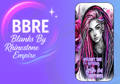 Tattoo Girl Sublimation Phone Wrap