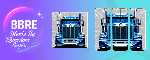 Blue Truck 20 OZ Sublimation Print