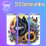 Wolf 20 OZ Sublimation Transfer