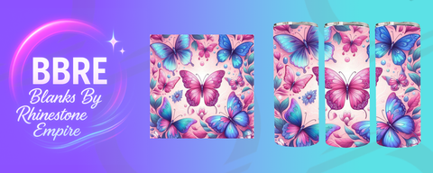 Butterfly 20 OZ Sublimation Print