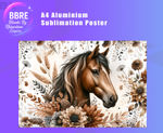 Horse Sublimation Poster Horizontal