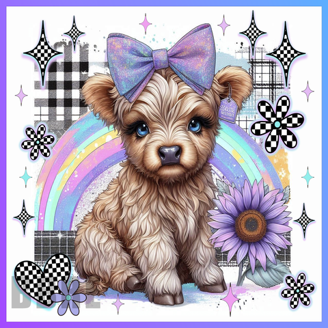 Colorful Cow 20 OZ Wrap