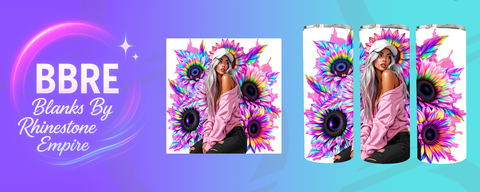 Holographic Girl 15 OZ Sublimation Print