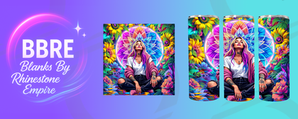 Mandala Girl 15 OZ Sublimation Print