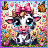 Colorful Cow 20 OZ Wrap