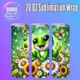 Frog 20 OZ Sublimation Transfer