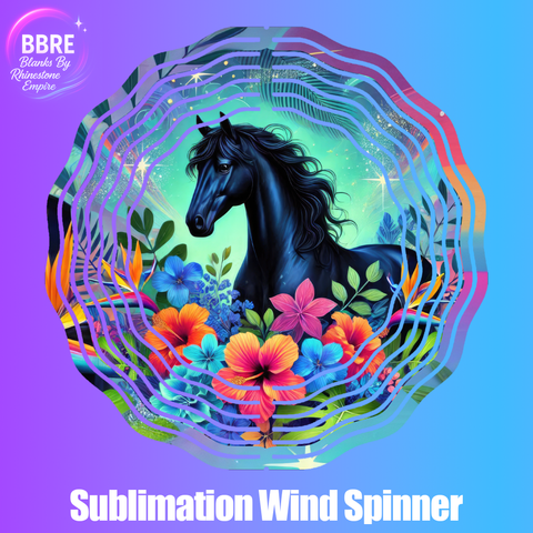 Horse Sublimation Wind Spinners