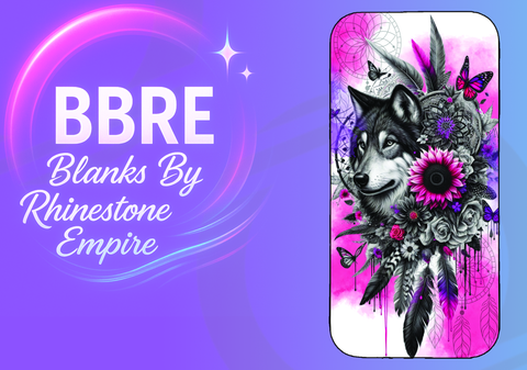 Wolf Sublimation Phone Wrap