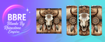 Cow Skull 20 OZ Sublimation Print