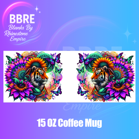 Tiger 15 OZ Cup Wrap
