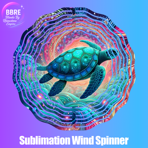 Turtle Sublimation Wind Spinners