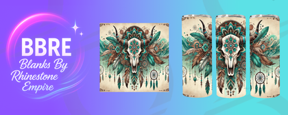 Cow Skull 15 OZ Sublimation Print