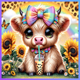 Colorful Cow 20 OZ Wrap