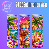 Cheeky Cow 20 OZ Sublimation Transfer