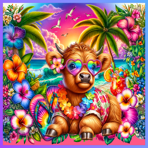 Colorful Cow 20 OZ Wrap