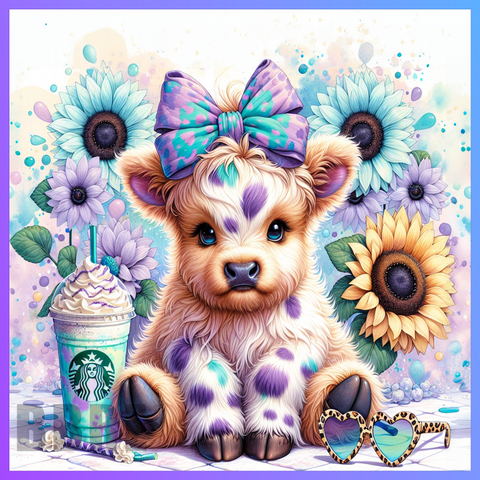 Colorful Cow 20 OZ Wrap