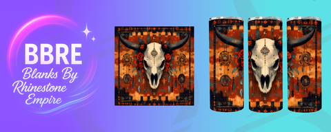 Cow Skull 15 OZ Sublimation Print