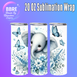 Elephant 20 OZ Sublimation Transfer