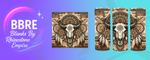Cow Skull 20 OZ Sublimation Print