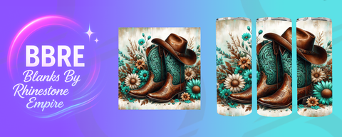 Cowboy Boots 15 OZ Sublimation Print