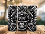 Black & White Skull